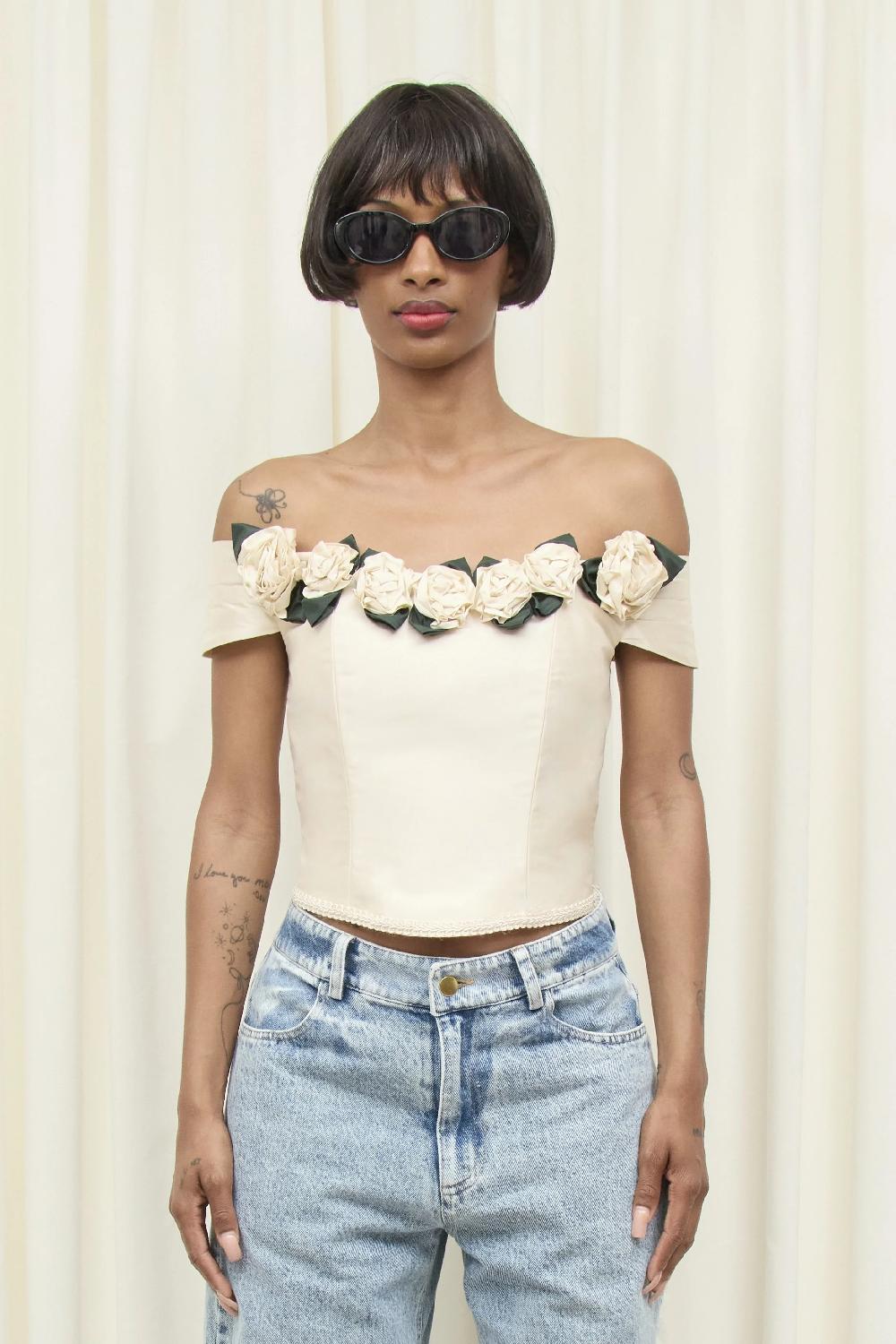 tanner fletcher Clara Rosette Corset