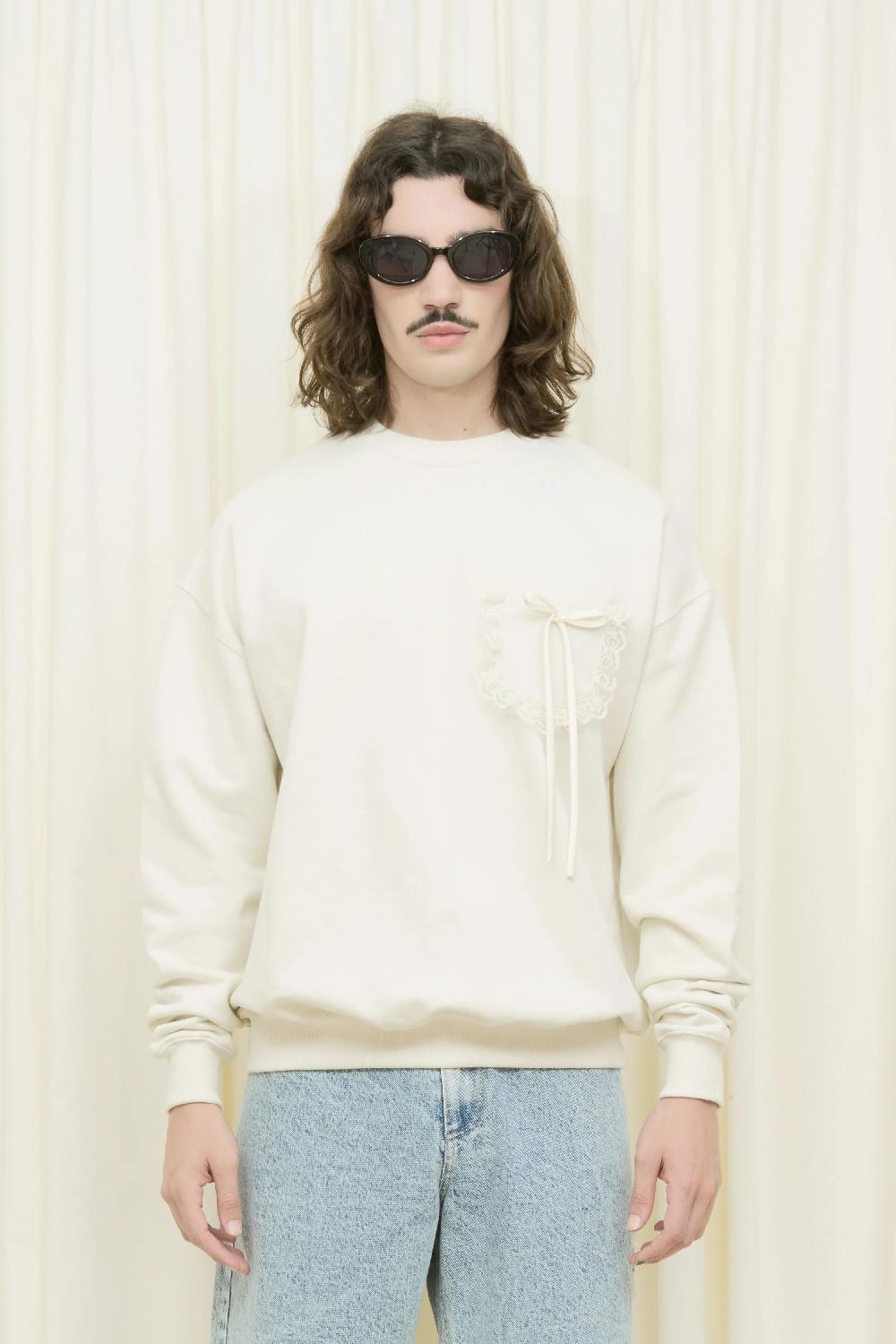 Tanner Fletcher Collins Bow Pocket Sweatshirt