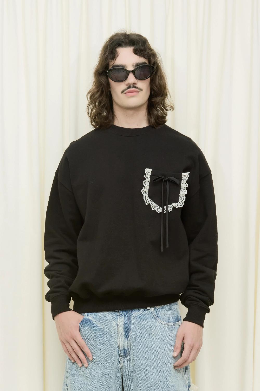 tanner fletcher Collins Bow Pocket Sweatshirt