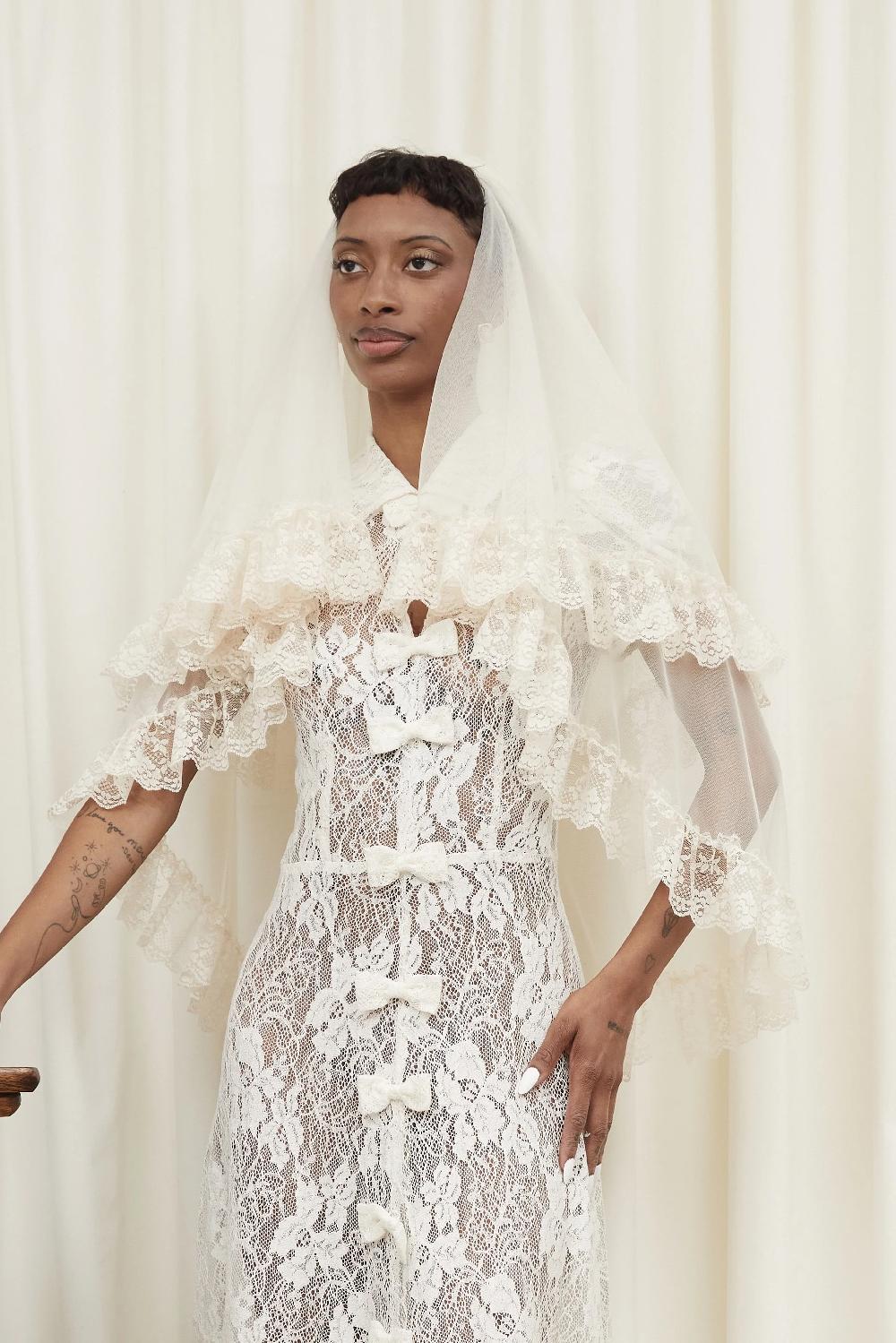 Tanner Fletcher Dorris French Lace Gown