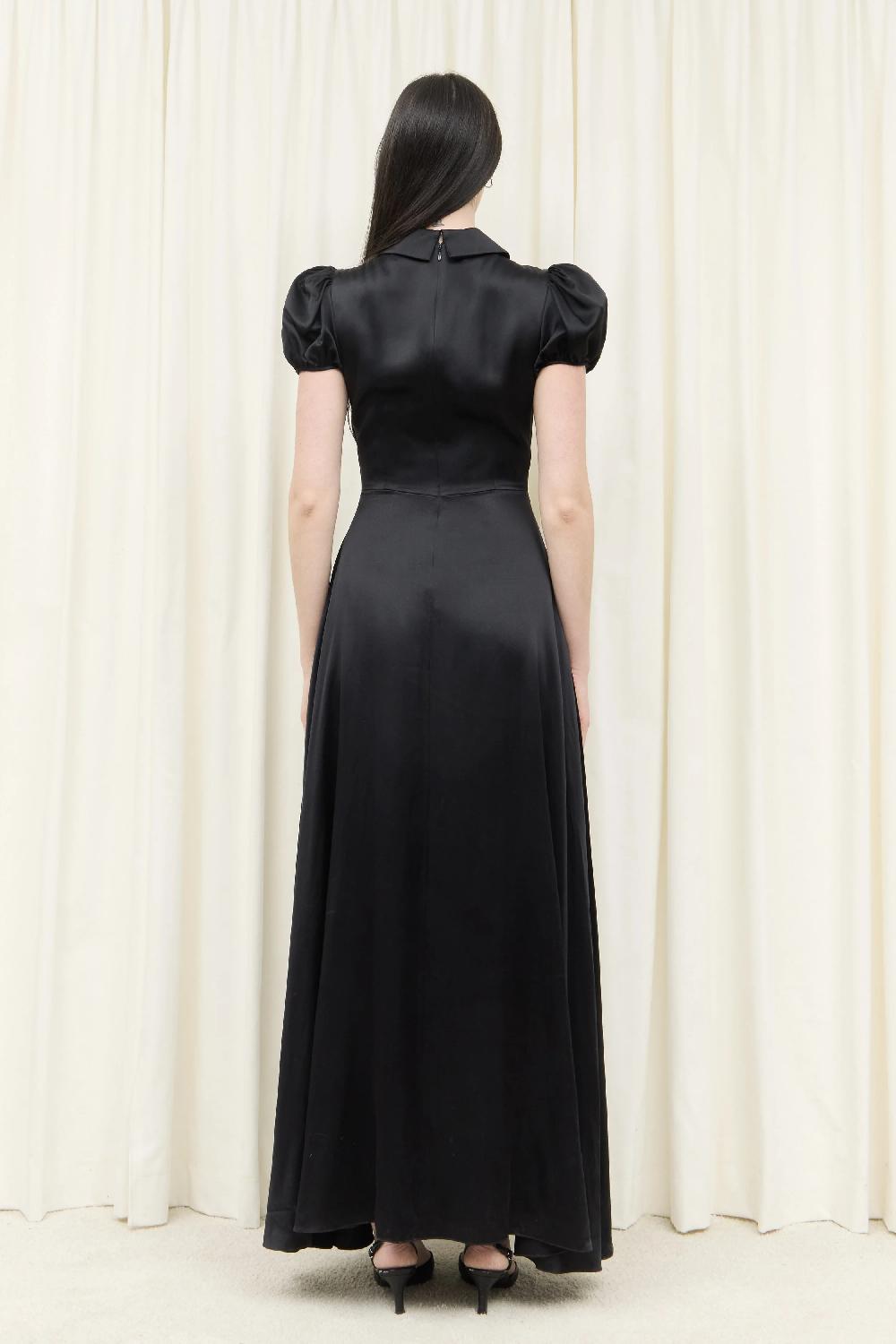 Tanner Fletcher Dorris Puff Sleeve Gown