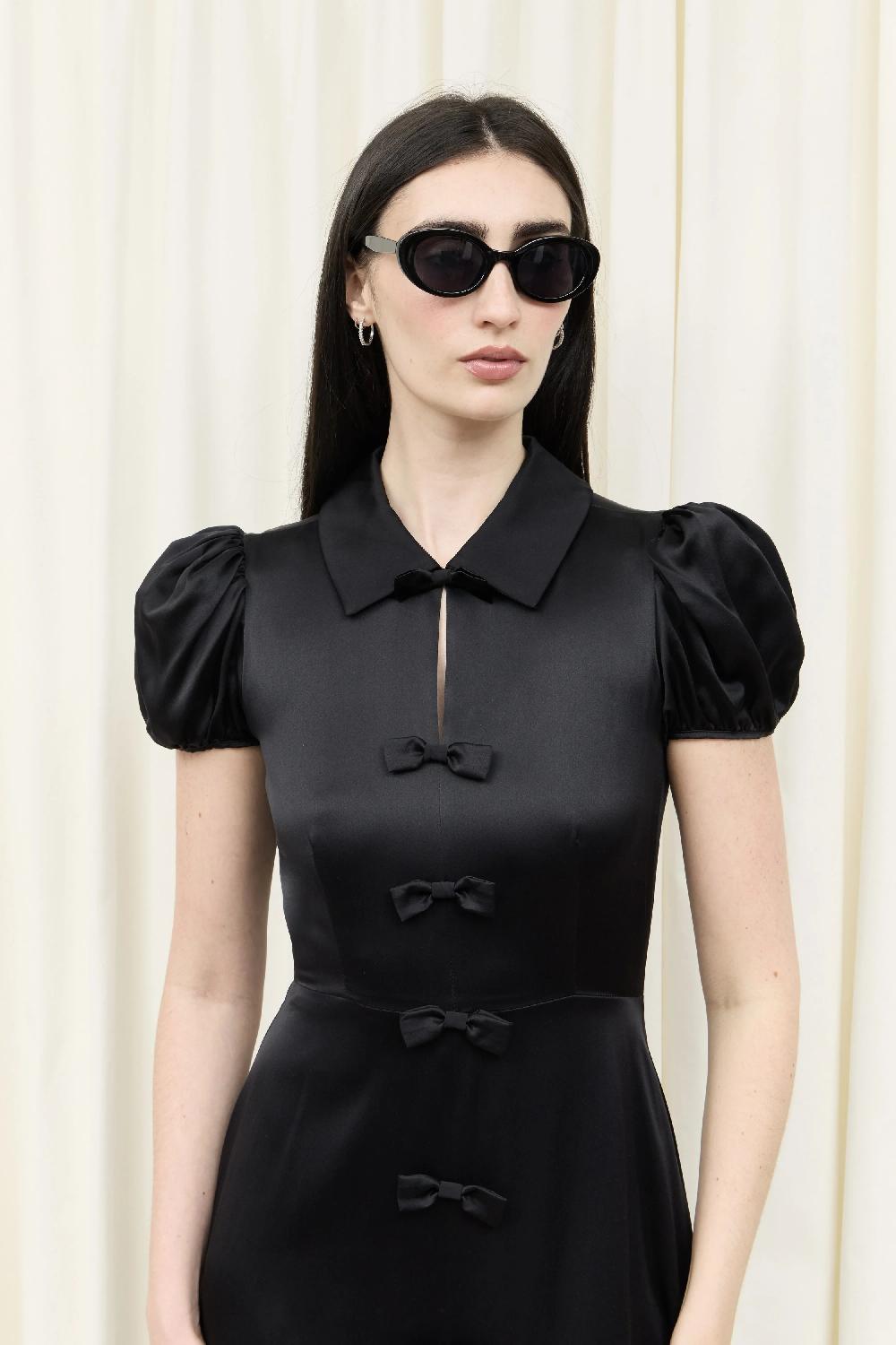 Tanner Fletcher Dorris Puff Sleeve Gown