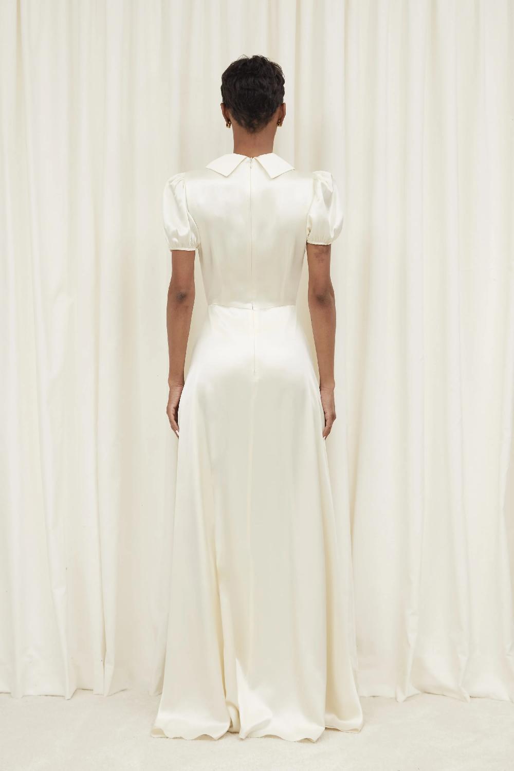 Tanner Fletcher Dorris Puff Sleeve Gown