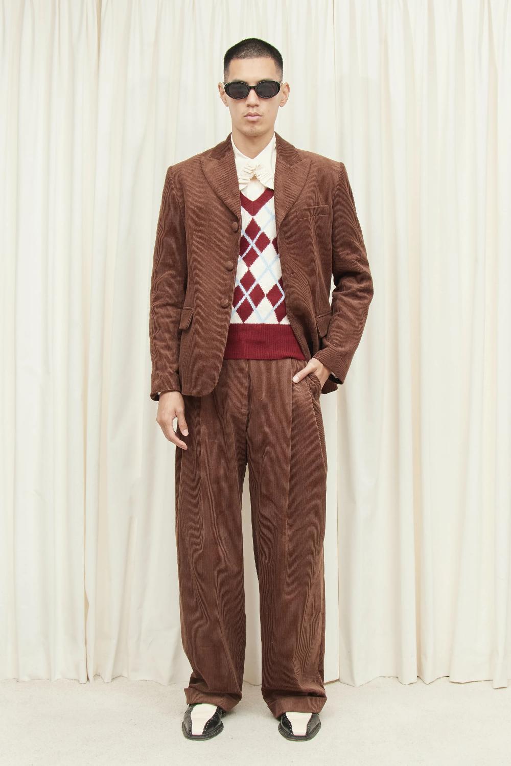 Tanner Fletcher Ebbott Argyle Sweater Vest