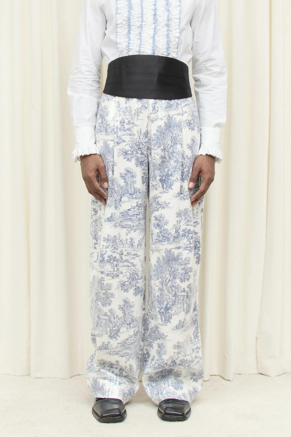 Tanner Fletcher Eddie Toile Sequin Trouser