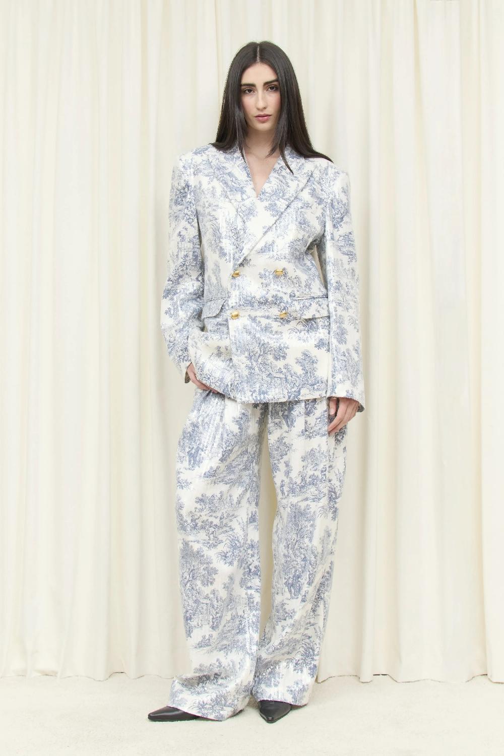Tanner Fletcher Eddie Toile Sequin Trouser
