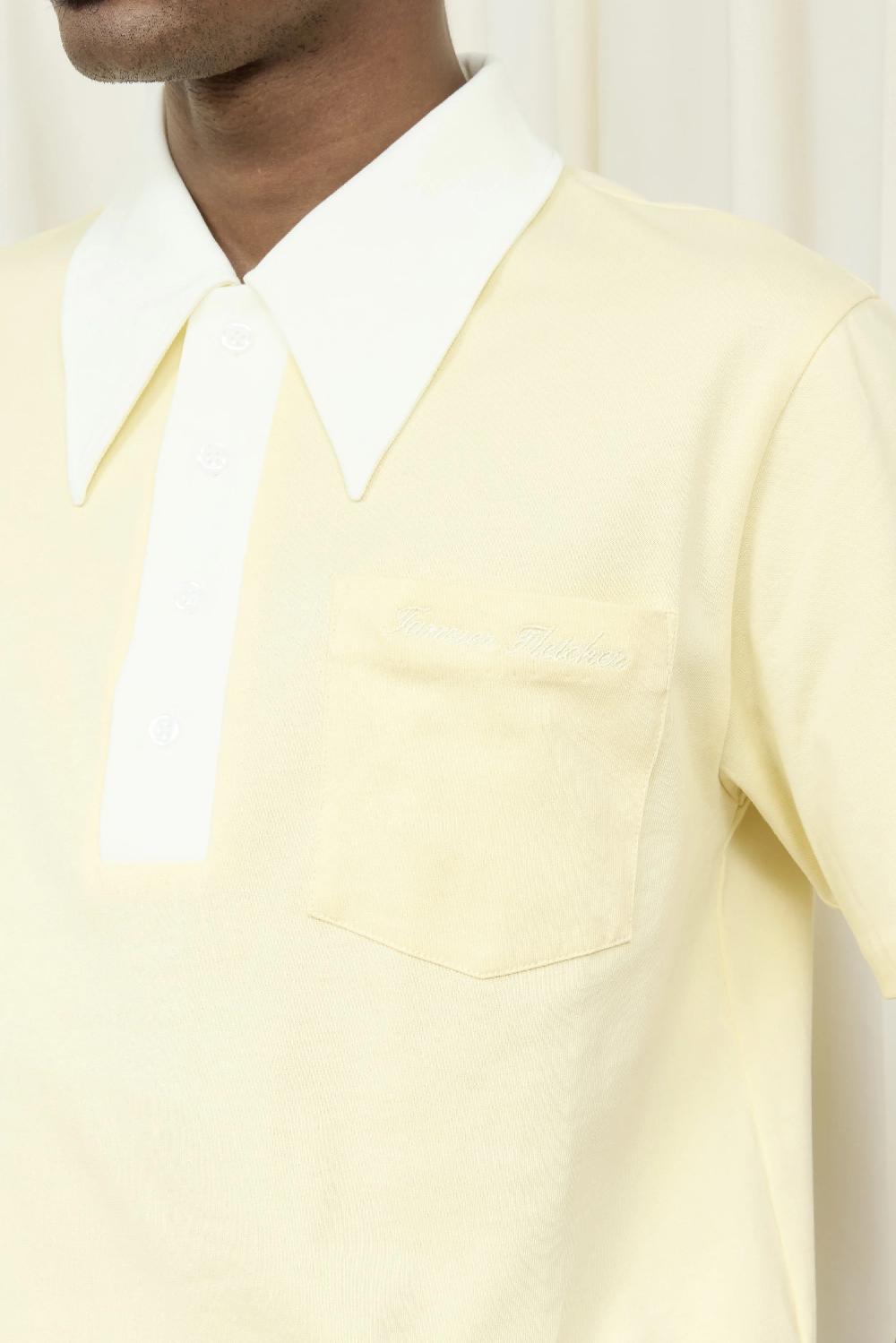 Tanner Fletcher Frank Oversized Collar Polo