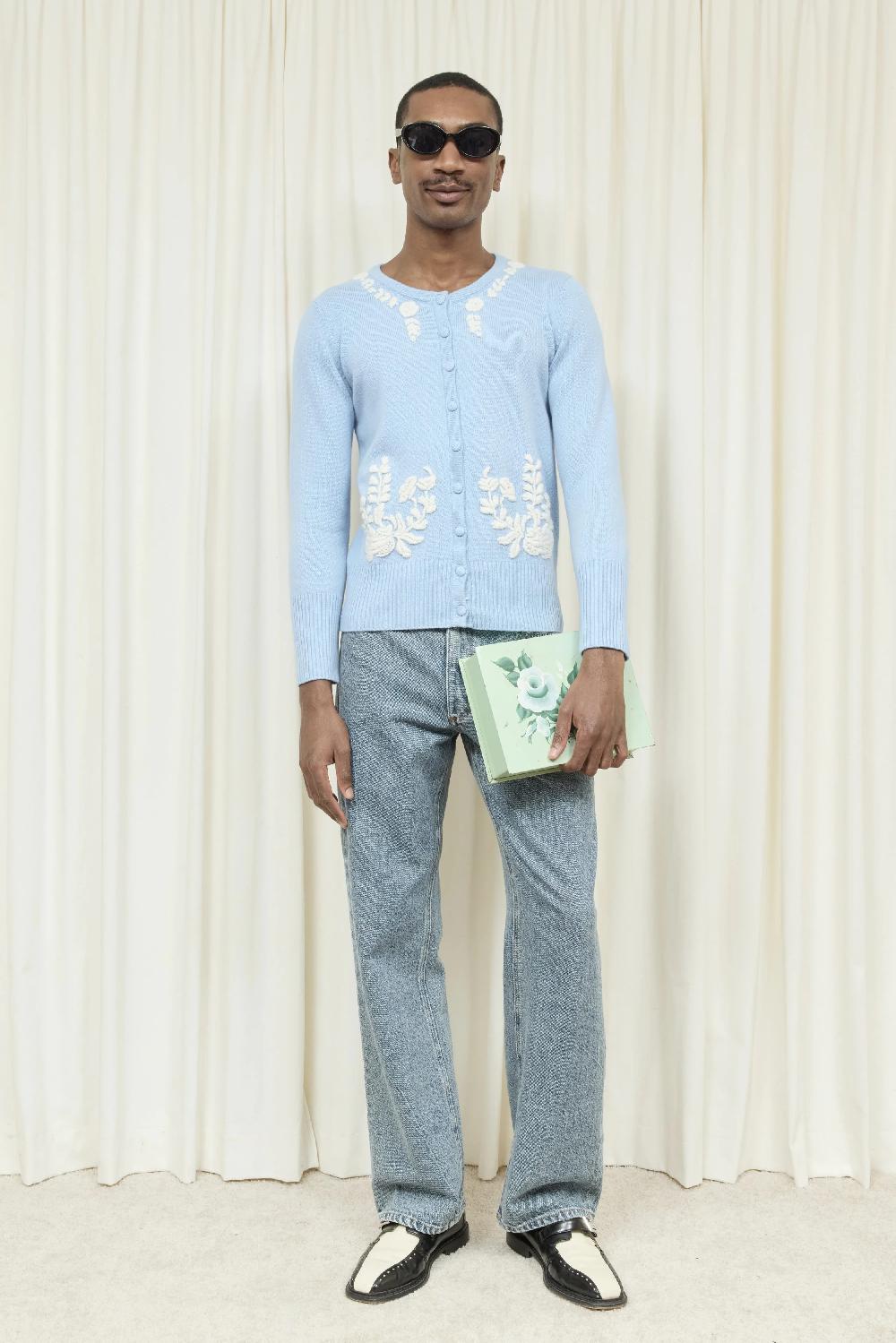 Tanner Fletcher Gladys Hand Embroidered Cardigan