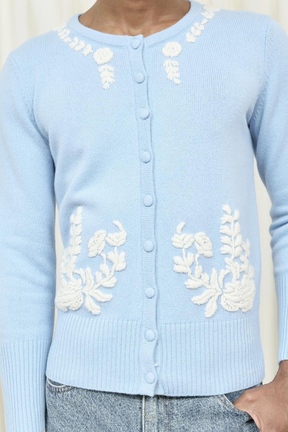 Tanner Fletcher Gladys Hand Embroidered Cardigan