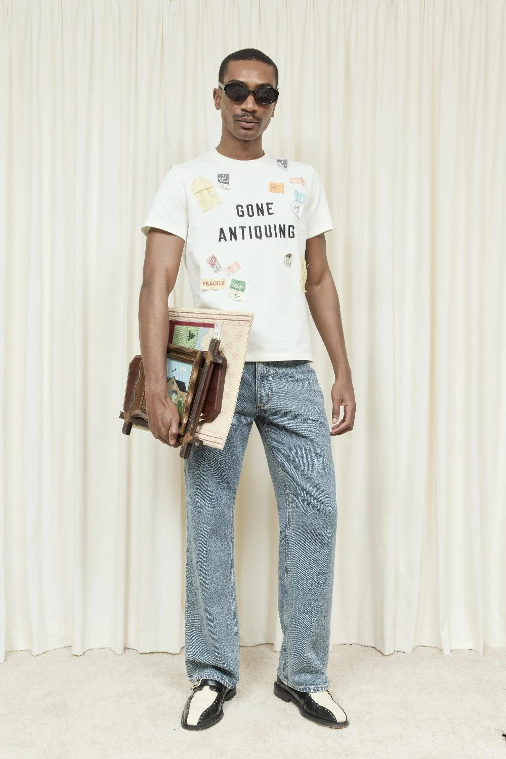 Tanner Fletcher Gone Antiquing Applique Tee