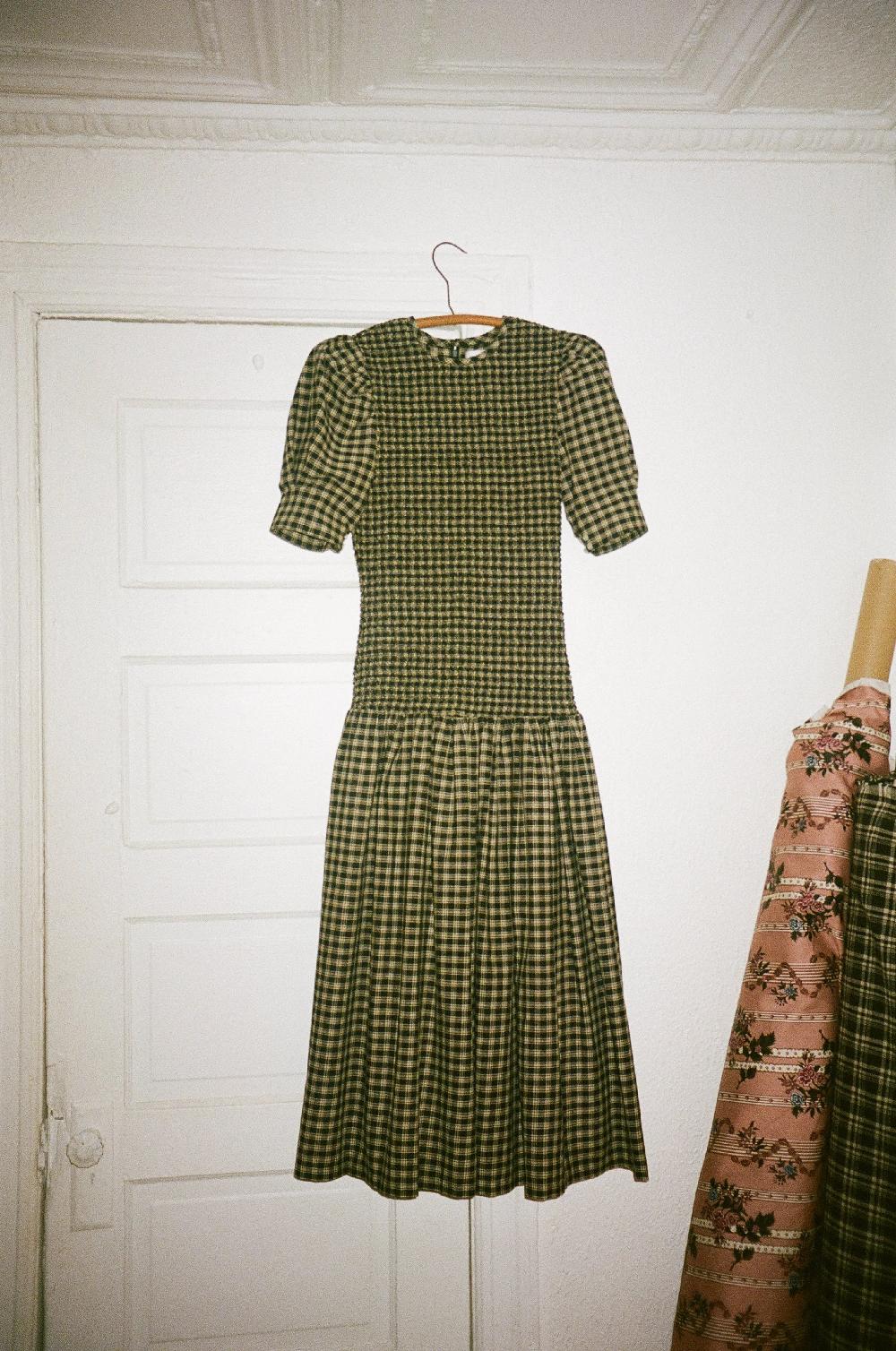 Tanner Fletcher Imelda Smocked Midi Dress