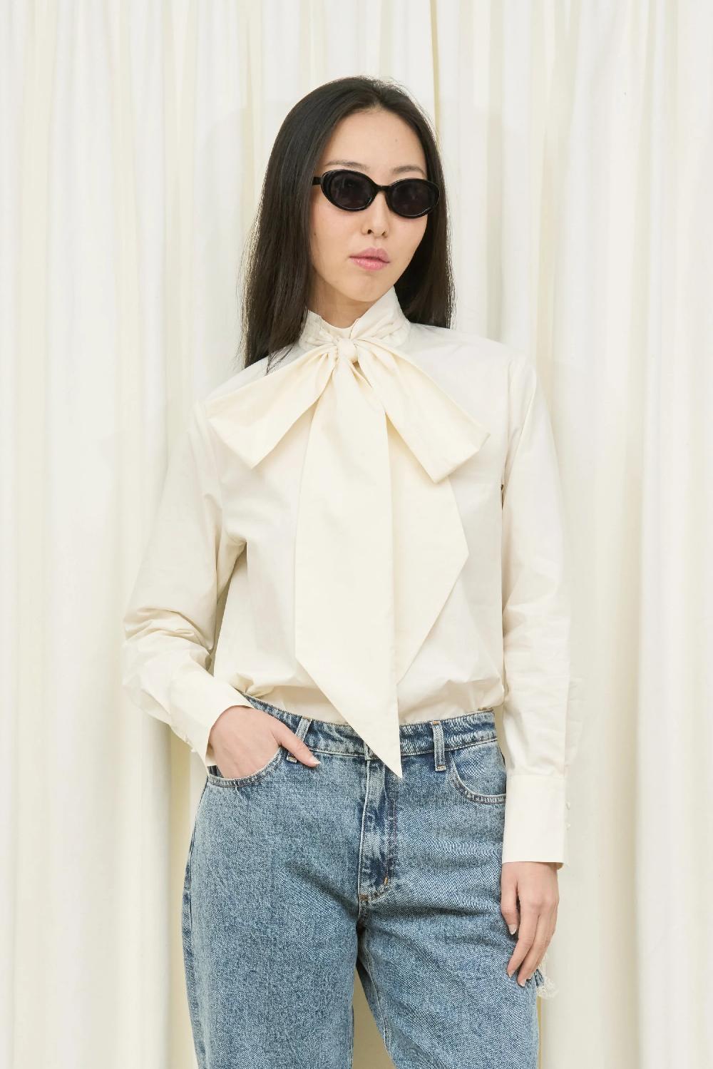 Tanner Fletcher Laurence Pussybow Shirt