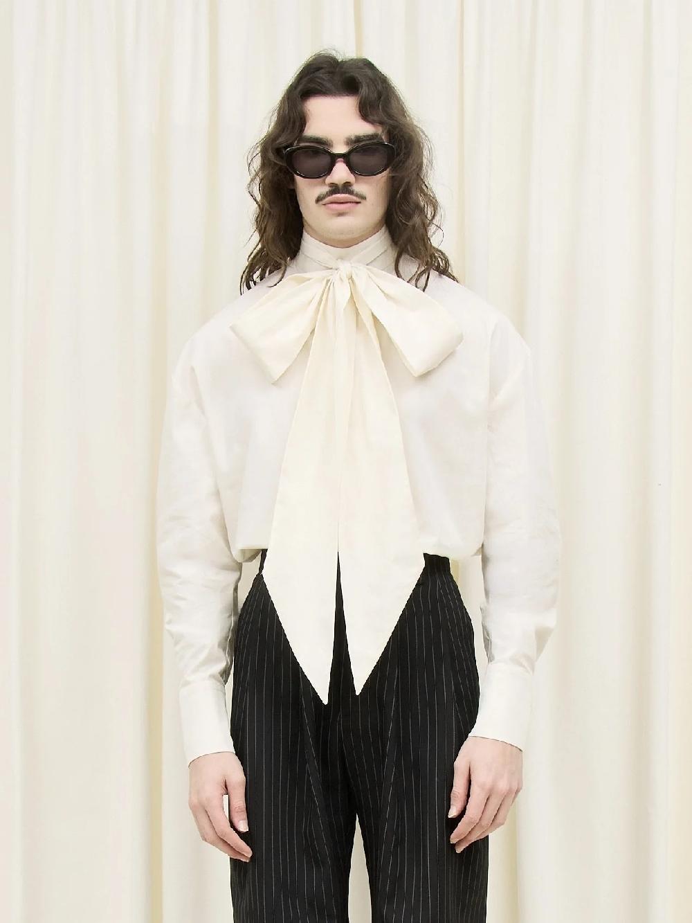 Tanner Fletcher Laurence Pussybow Shirt