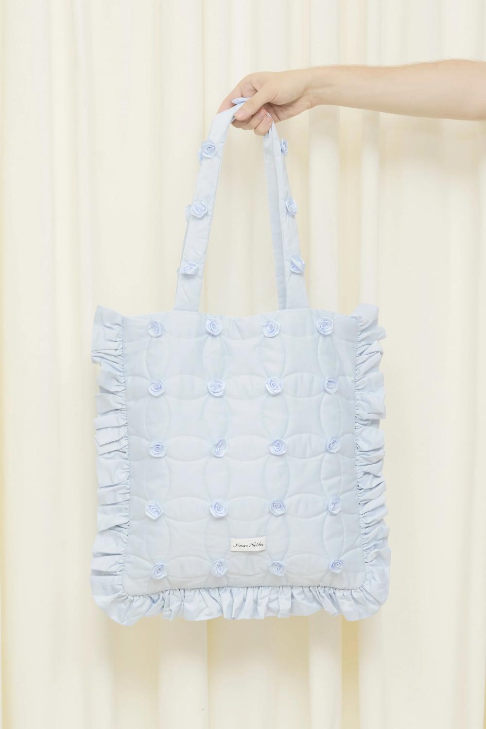 tanner fletcher Lindy Quilted Rosette Tote