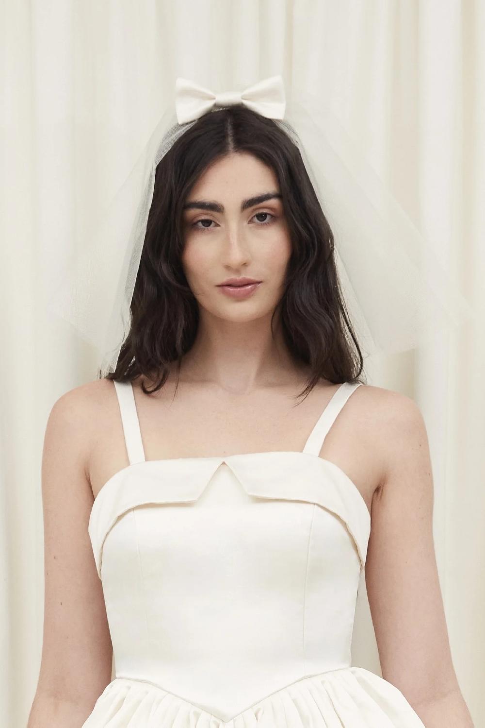 tanner fletcher Luelle Short Bow Veil