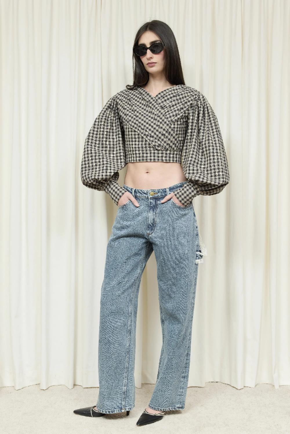 Tanner Fletcher Magdalene Sweetheart Blouse