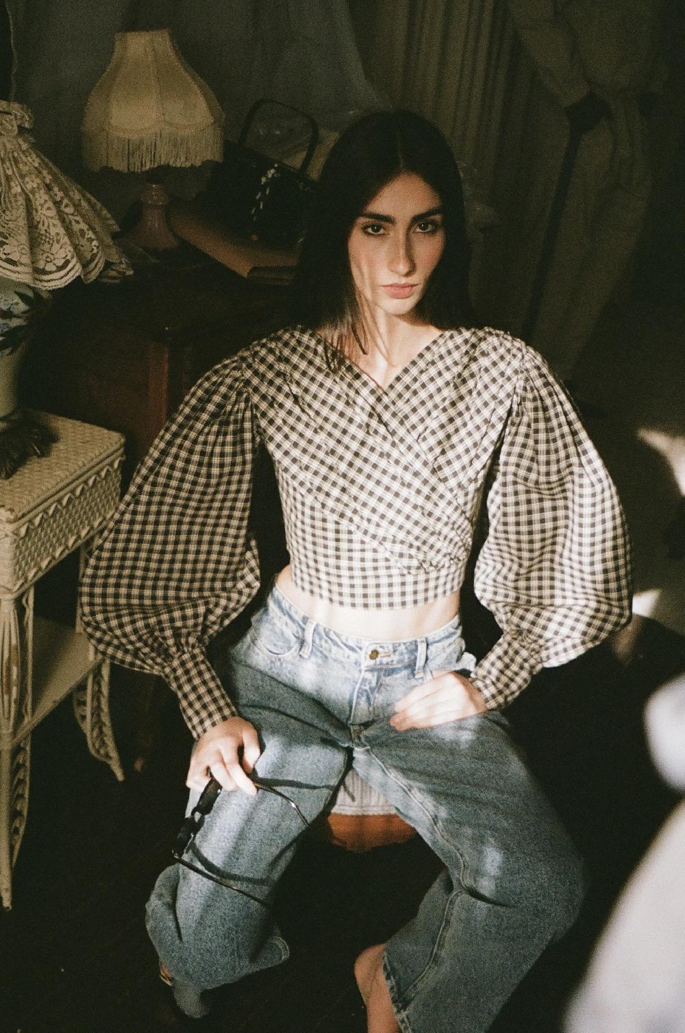Tanner Fletcher Magdalene Sweetheart Blouse