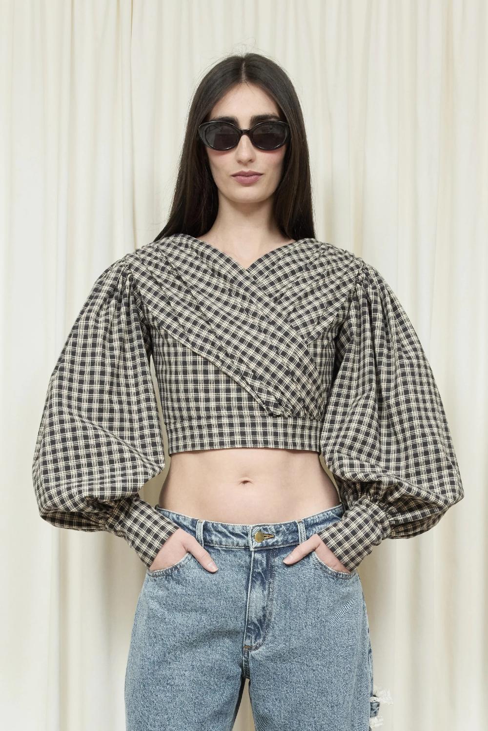 Tanner Fletcher Magdalene Sweetheart Blouse