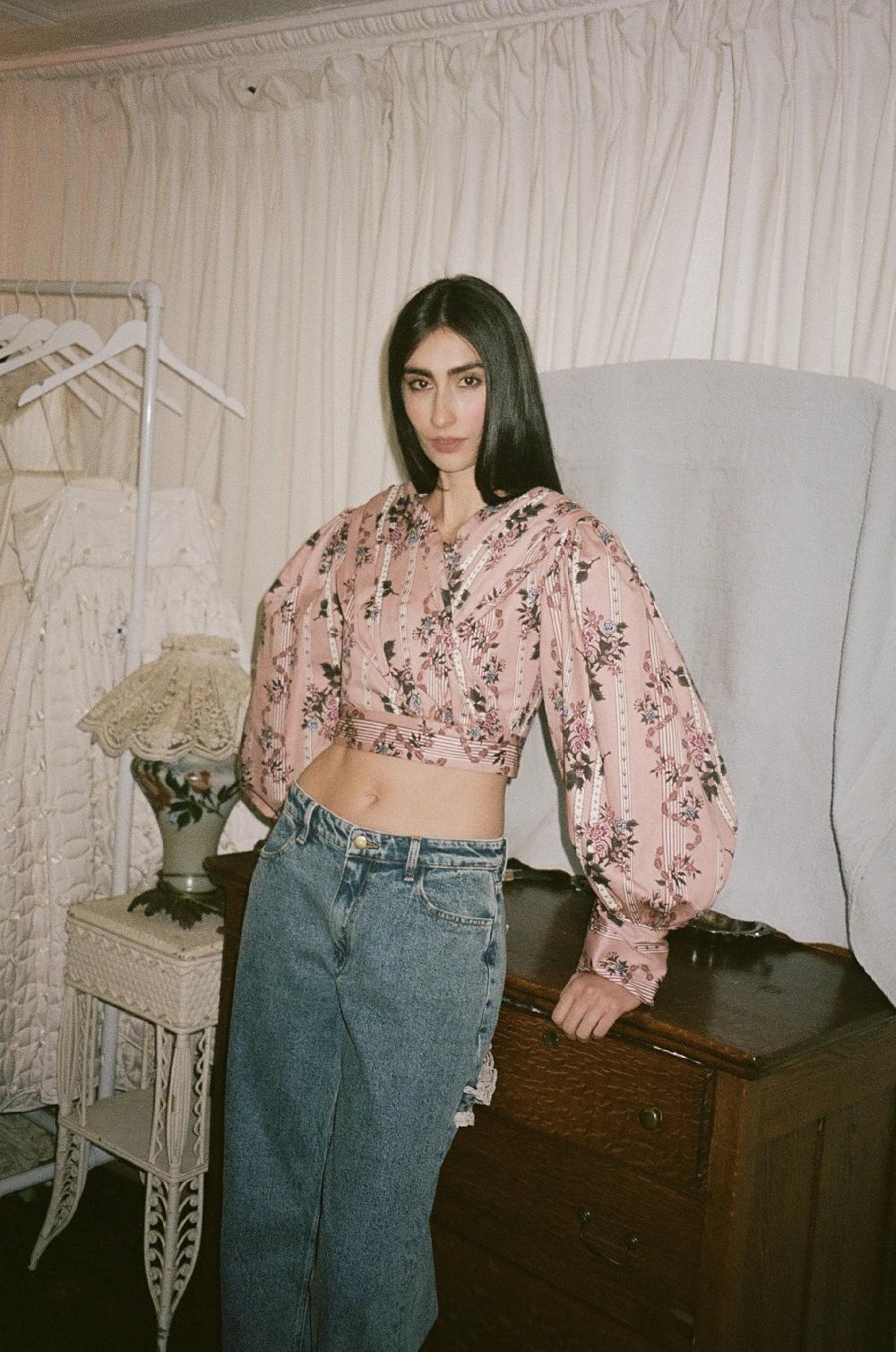 Tanner Fletcher Magdalene Sweetheart Blouse