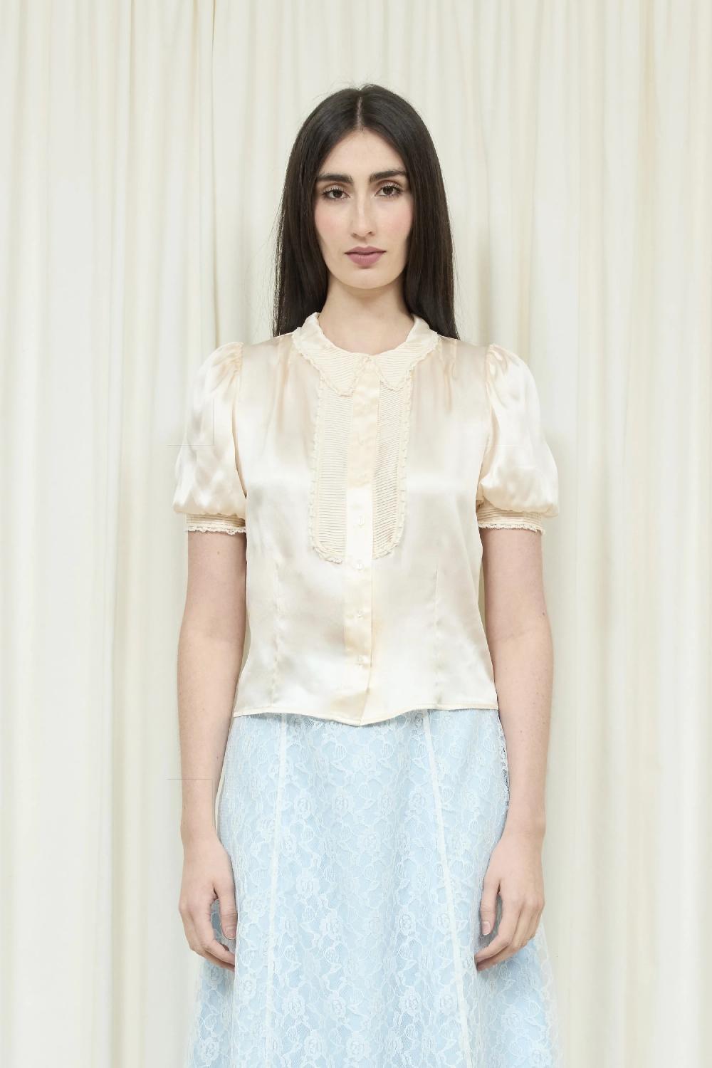 Tanner Fletcher Marianne Puff Sleeve Blouse