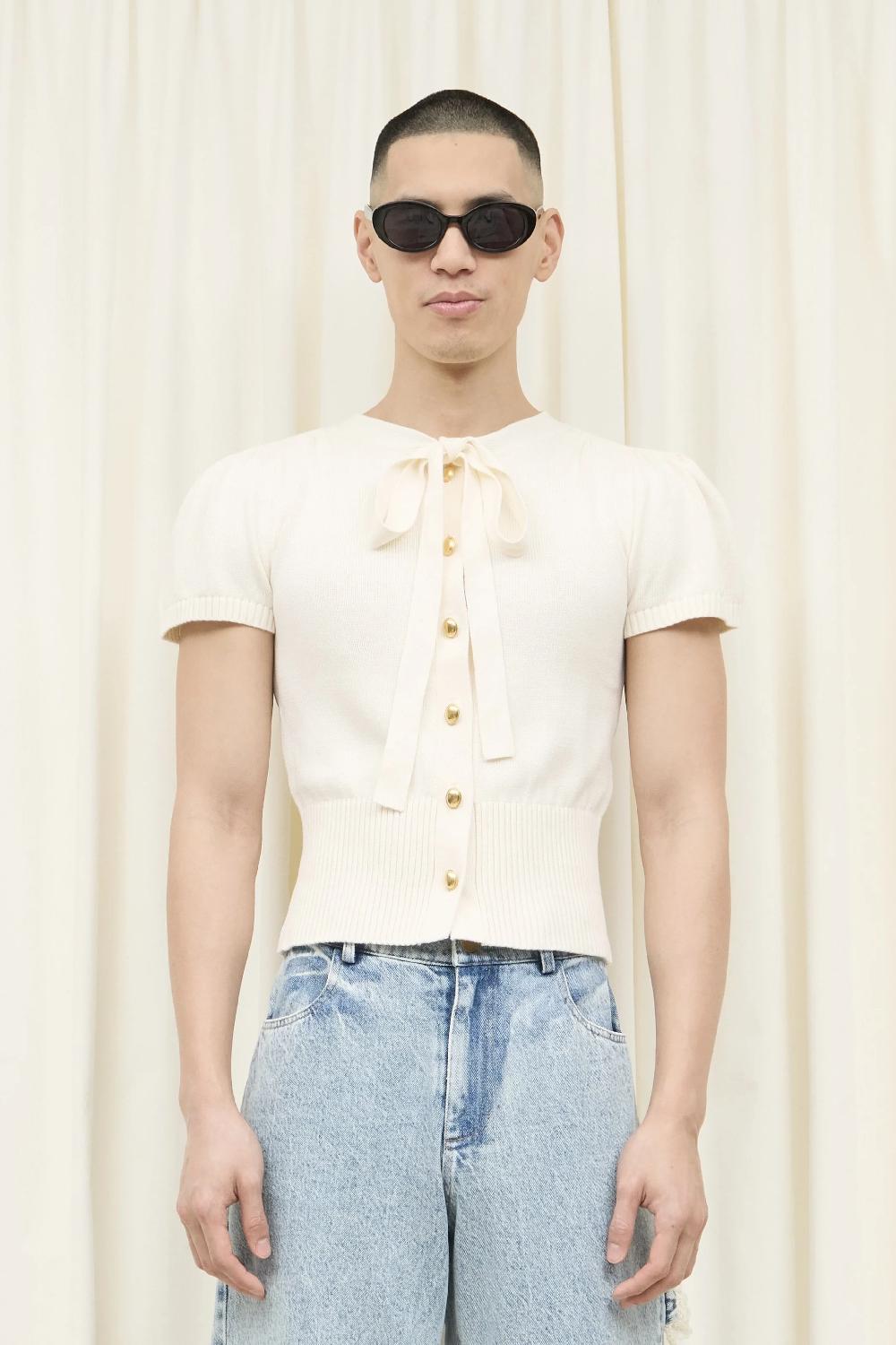 Tanner Fletcher Matilda Pussybow Cardigan