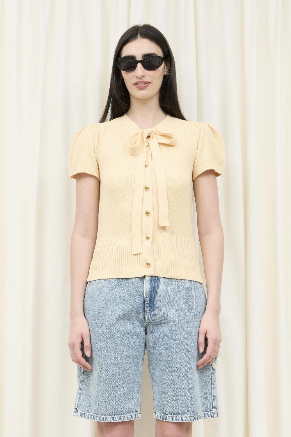 Tanner Fletcher Matilda Pussybow Cardigan