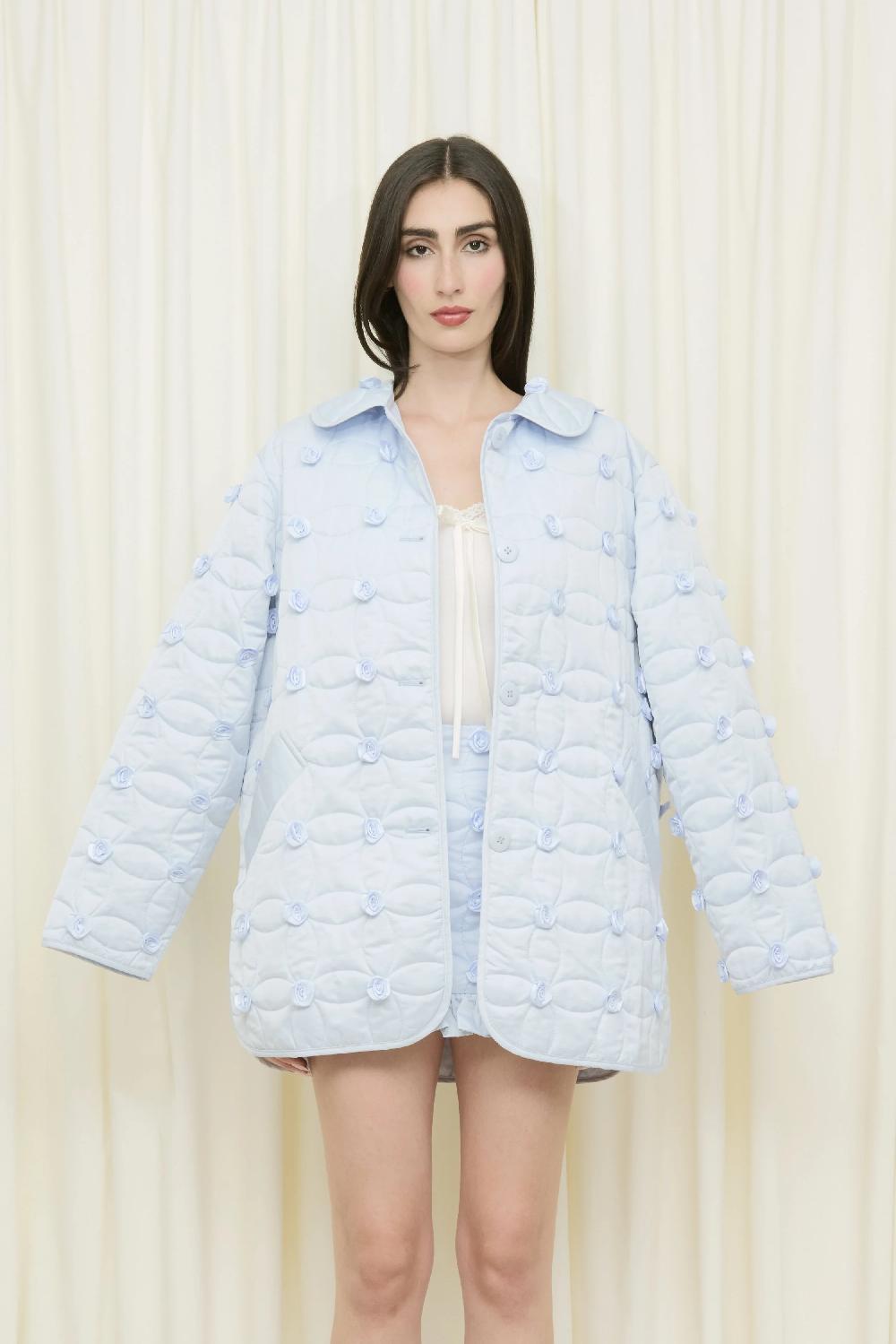 Tanner Fletcher Matilda Quilted Rosette Mini Skirt