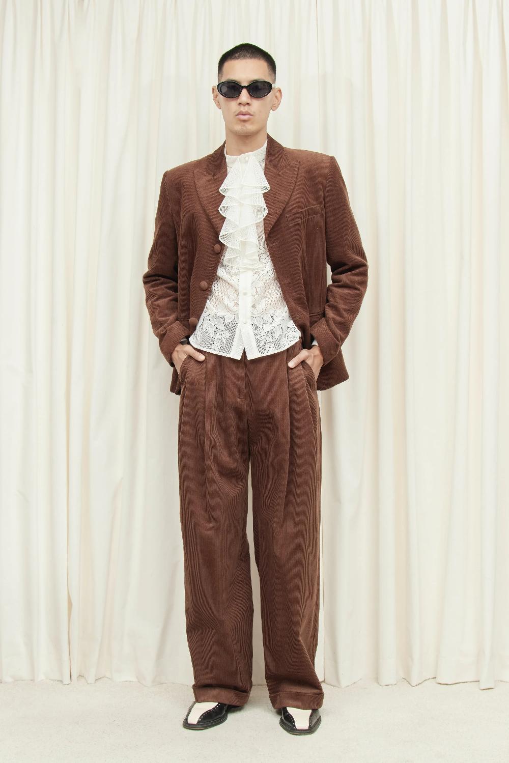 tanner fletcher Maynard Cuffed Corduroy Trouser