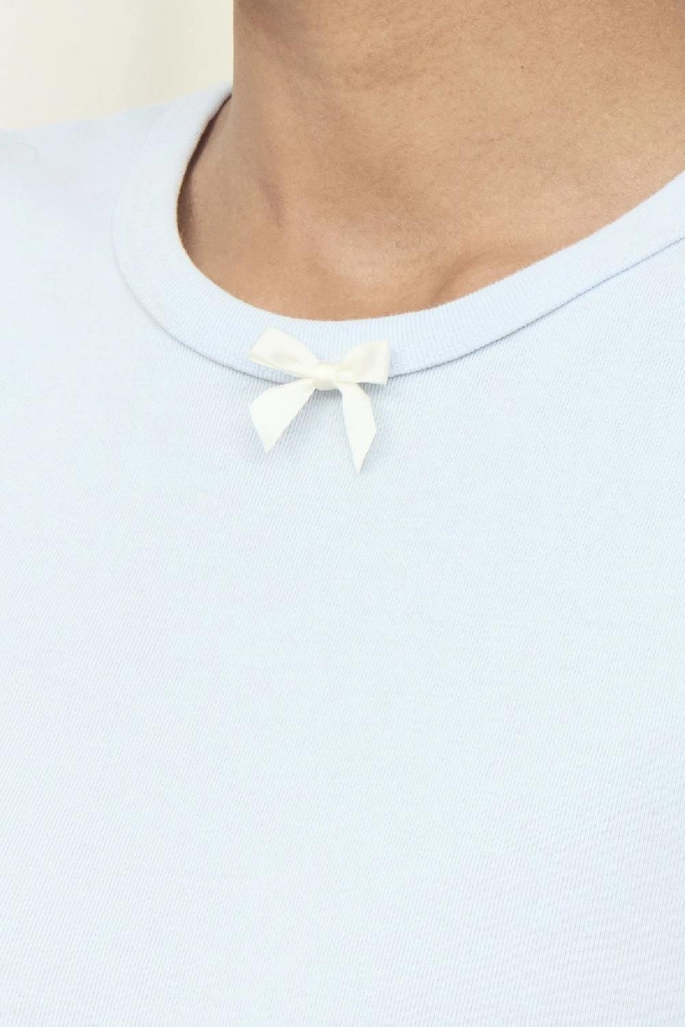 Tanner Fletcher Nellie Satin Bow Baby Tee