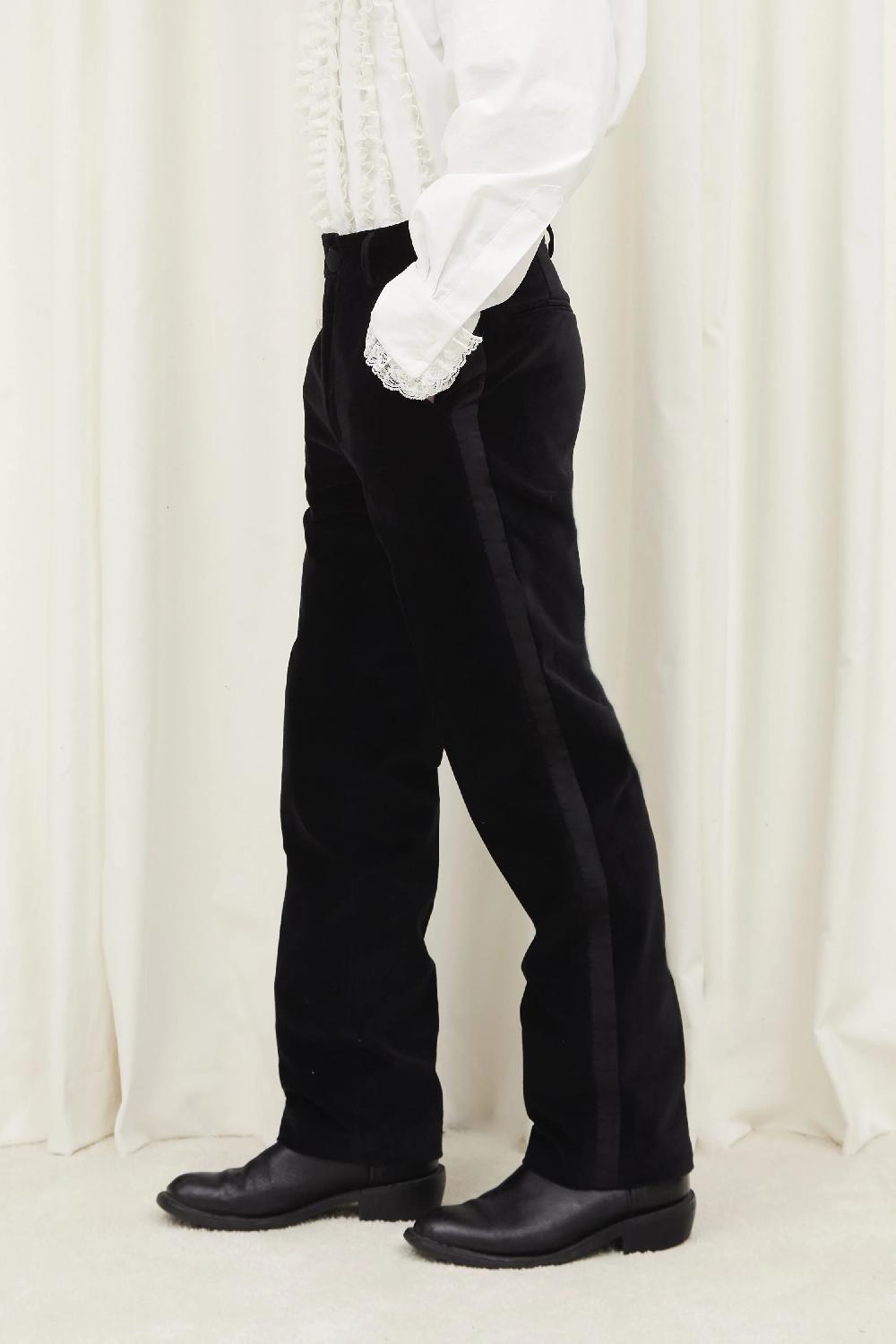 tanner fletcher Norma Velvet Tuxedo Pant