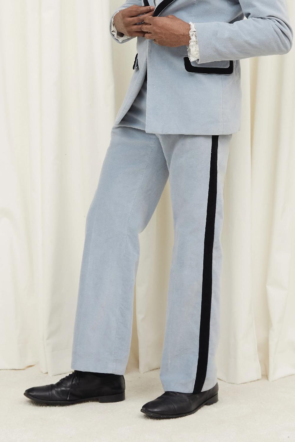 tanner fletcher Norma Velvet Tuxedo Pant