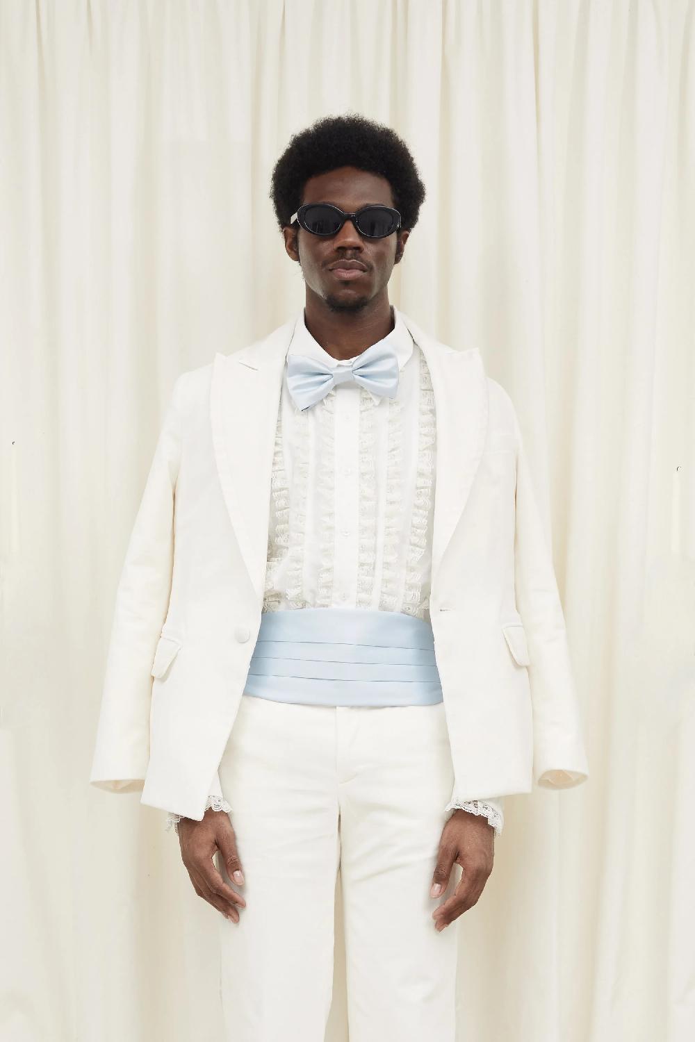 Tanner Fletcher Norman Velvet Tuxedo Blazer