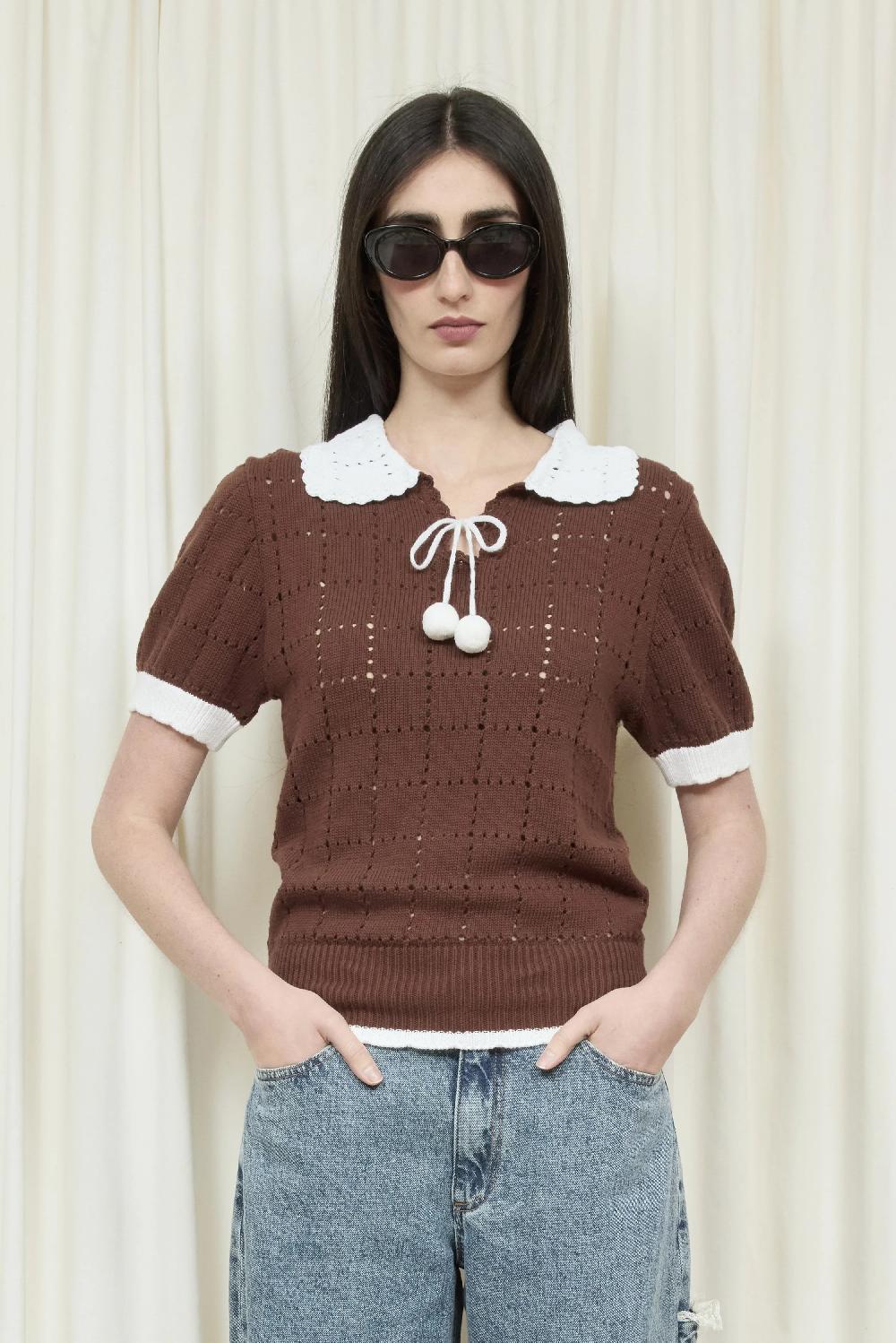 tanner Fletcher Rufus Pom Pom Sweater