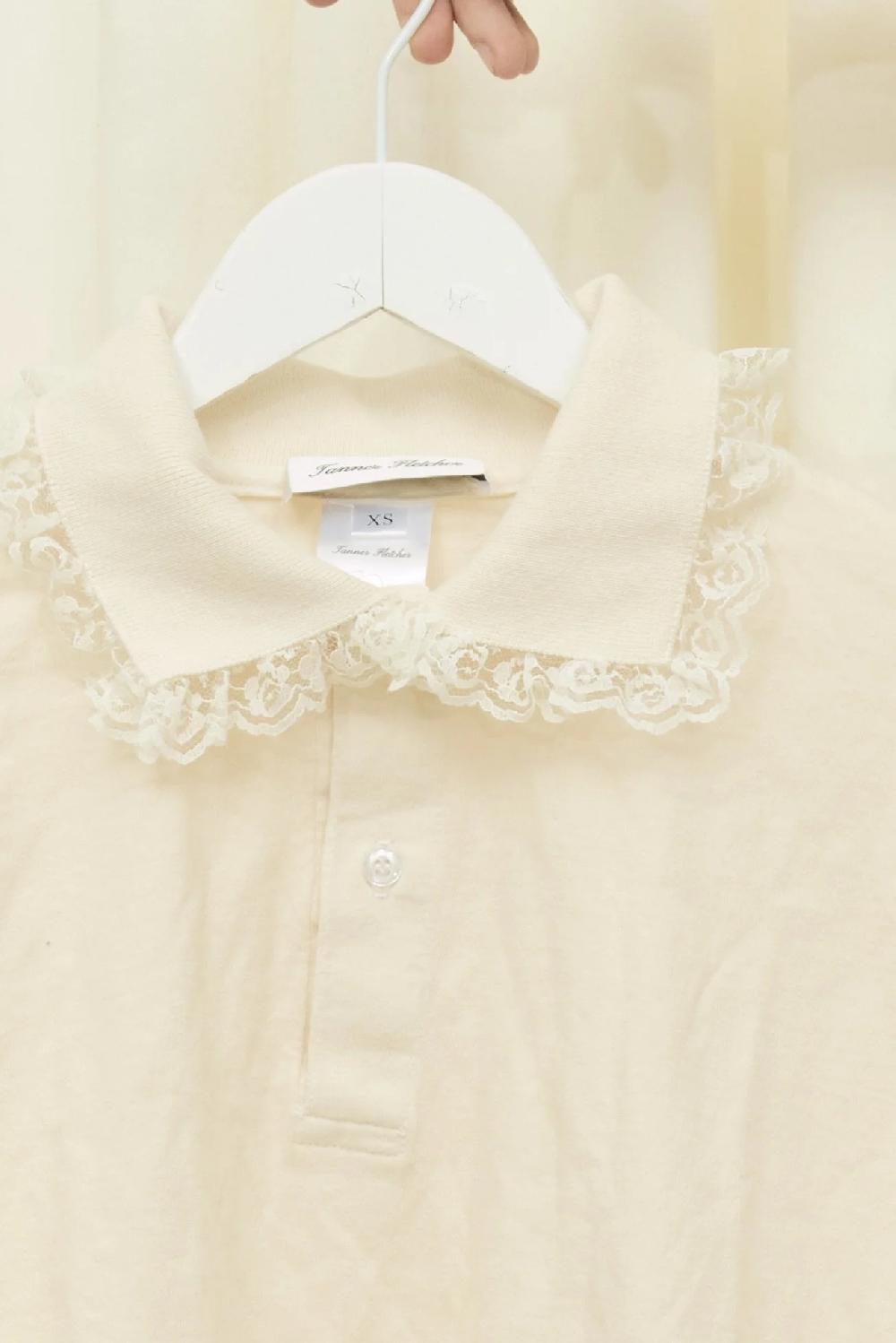 Tanner Fletcher SAMPLE: Cletus Lace Trim Polo XS/S