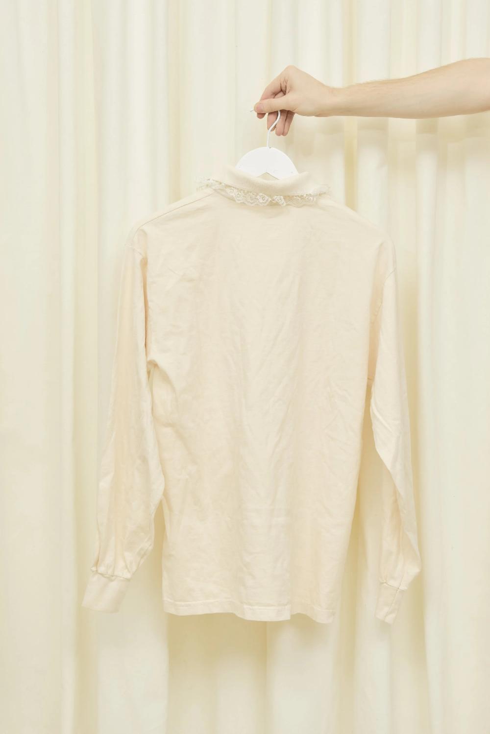 Tanner Fletcher SAMPLE: Cletus Lace Trim Polo XS/S