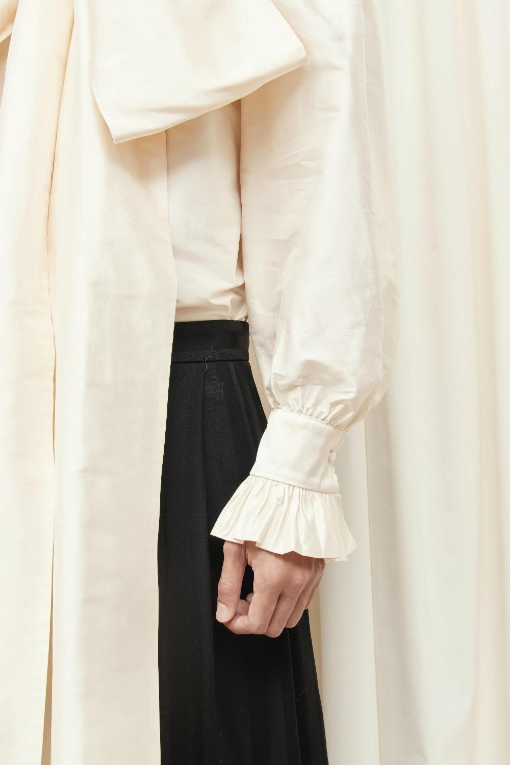 Tanner Fletcher Simone Oversized Bow Blouse