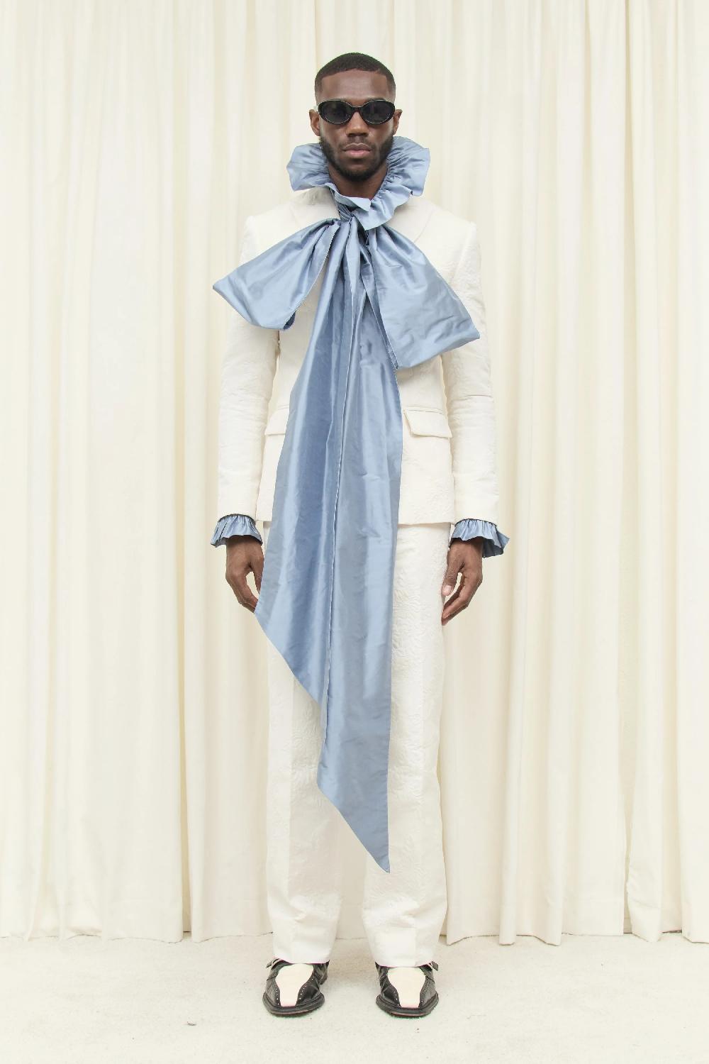 Tanner Fletcher Simone Oversized Bow Blouse