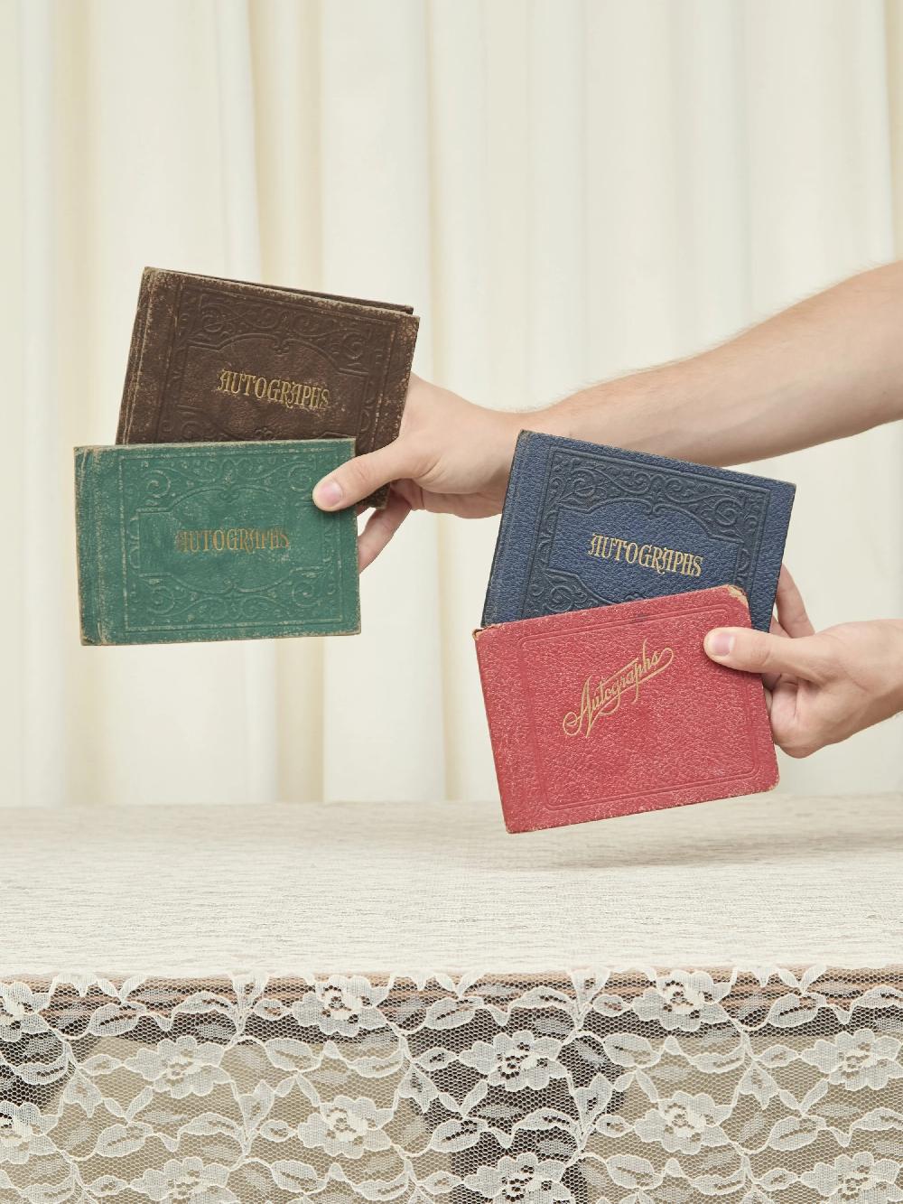 tanner fletcher Vintage Autograph Books