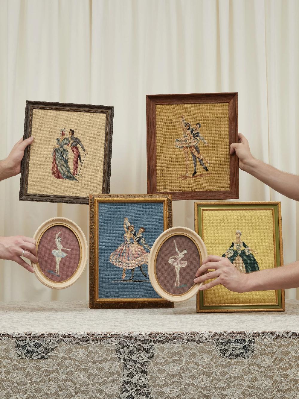 Tanner Fletcher Vintage Ballet Needle Point