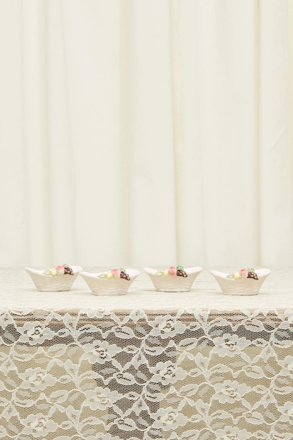 Tanner Fletcher Vintage Basket Dishes Set/4