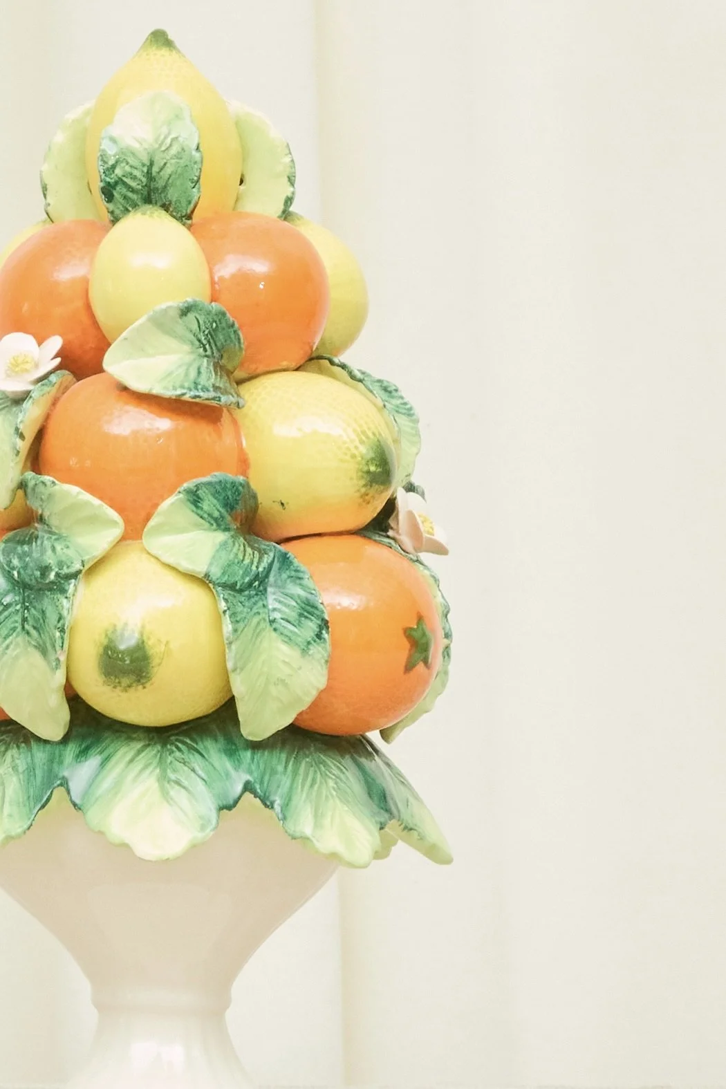 Tanner Fletcher Vintage Ceramic Fruit Topiary