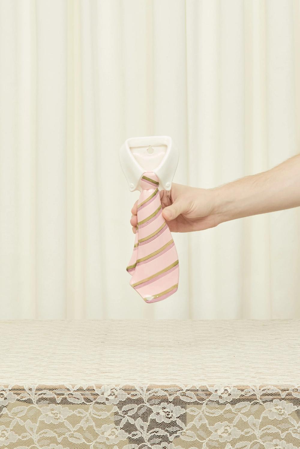 Tanner Fletcher Vintage Ceramic Tie Wall Vase