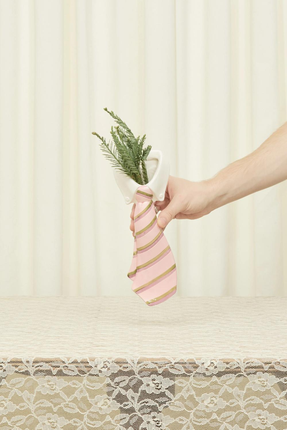 tanner fletcher Vintage Ceramic Tie Wall Vase