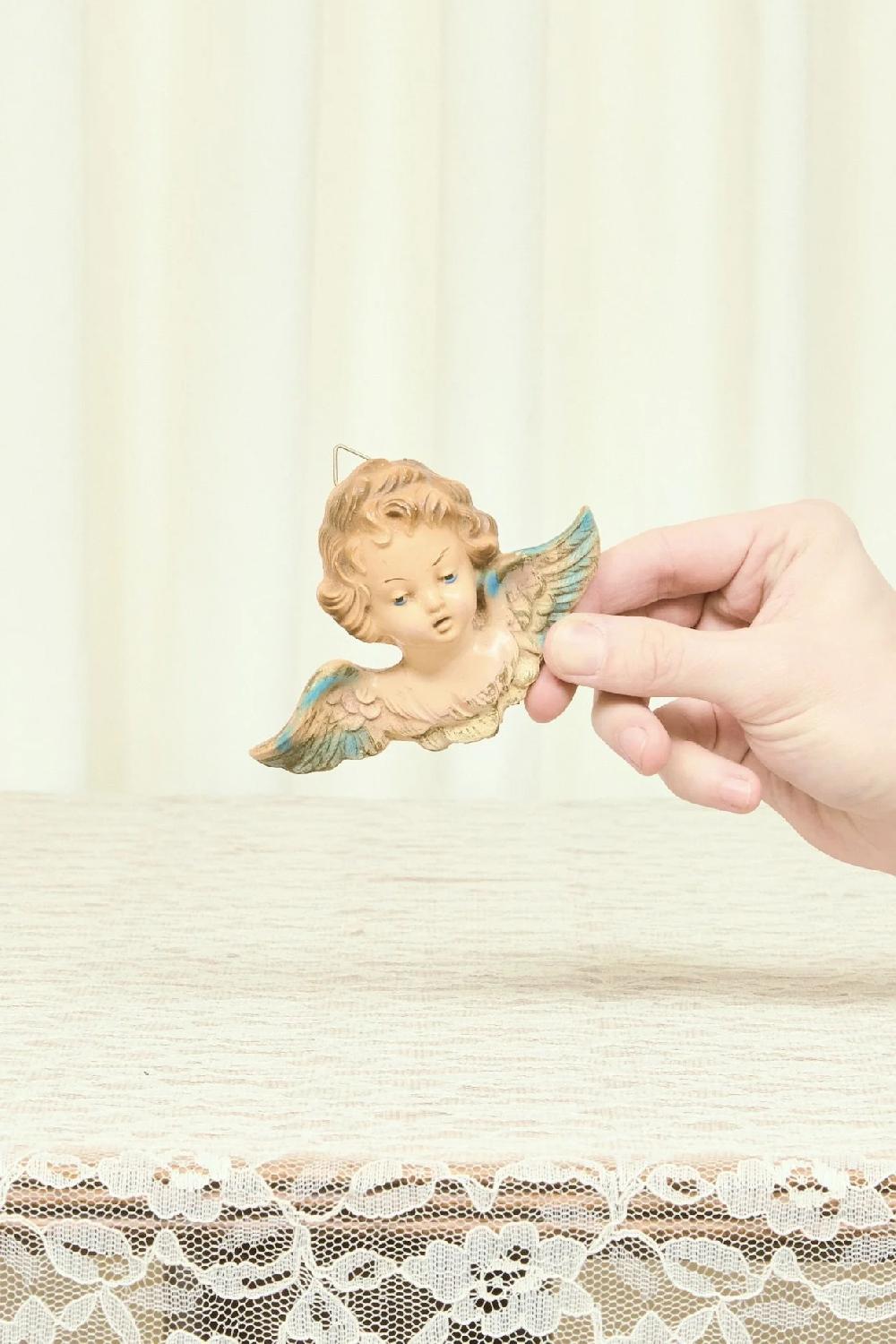 tanner fletcher Vintage Cherub Wall Hanging