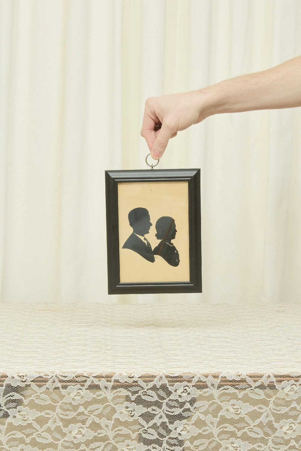 tanner fletcher Vintage Couple Silhouette (1939)