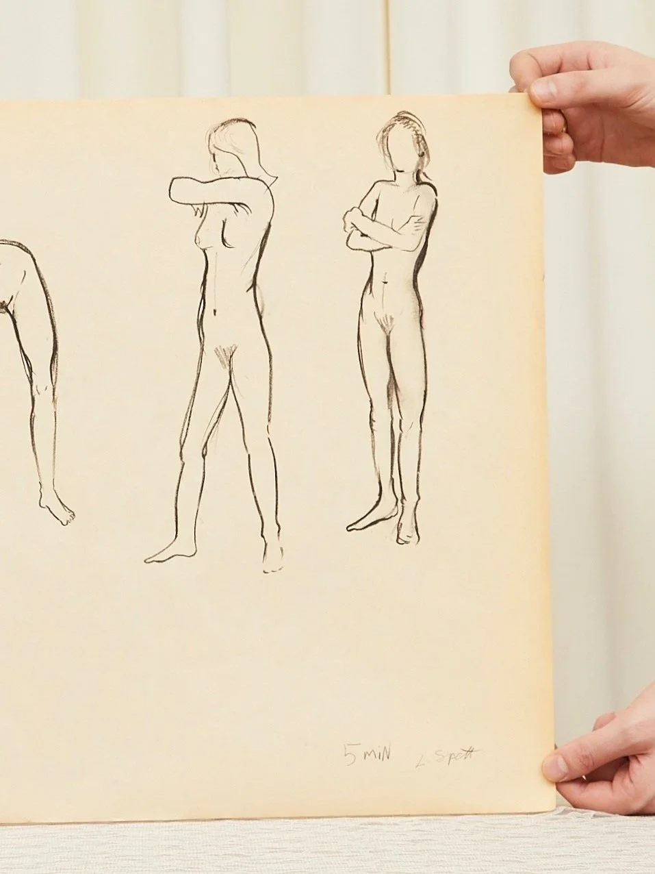 Tanner Fletcher Vintage Female Figure Sketches