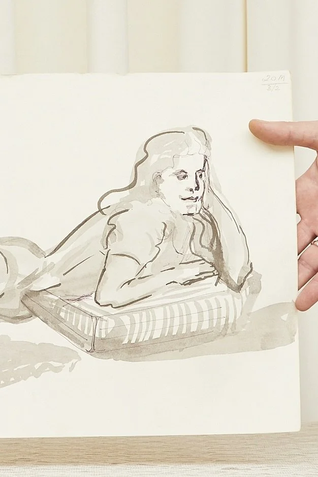 Tanner Fletcher Vintage Female Watercolor