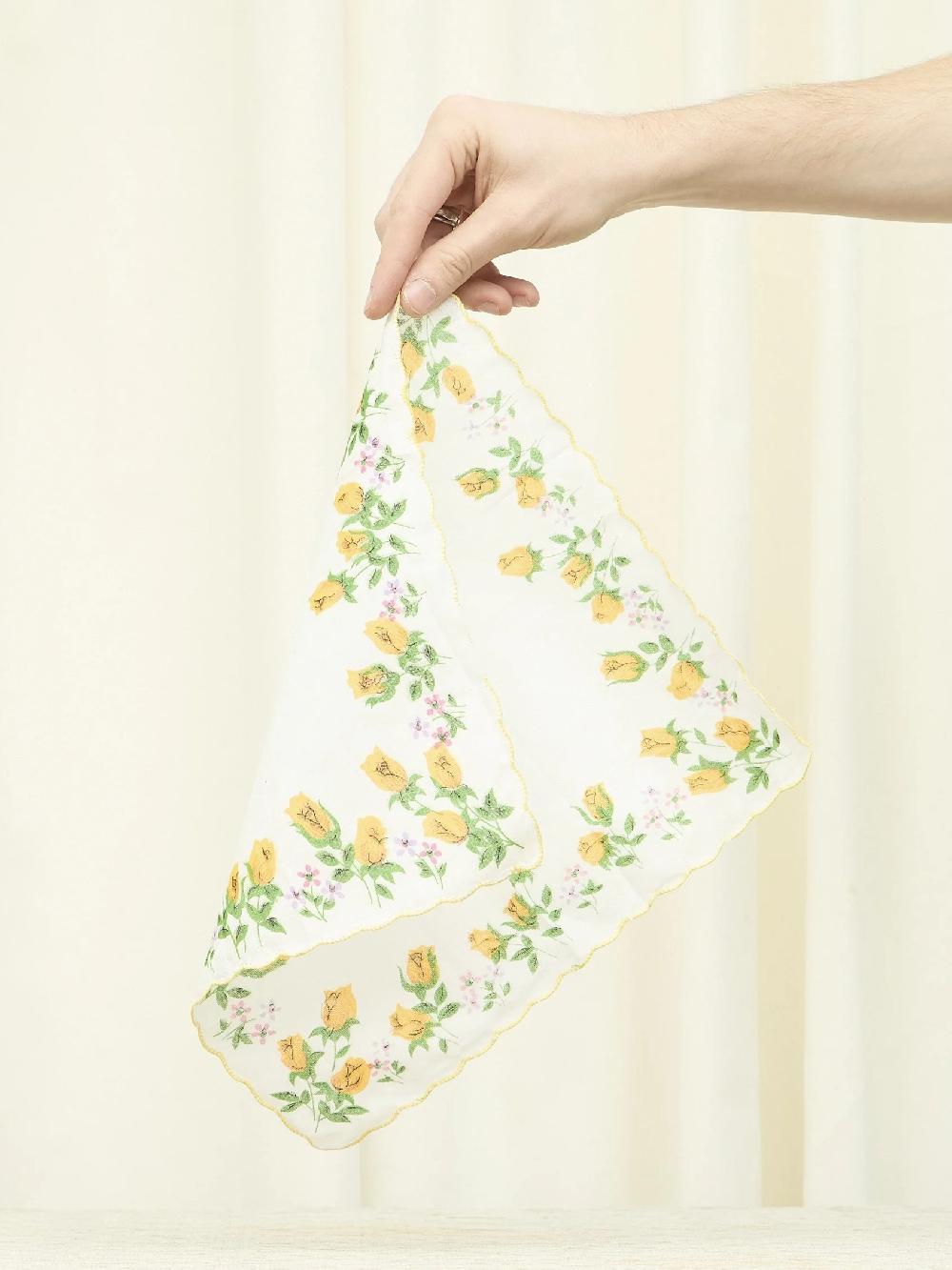 Tanner Fletcher Vintage Floral Handkerchief Set