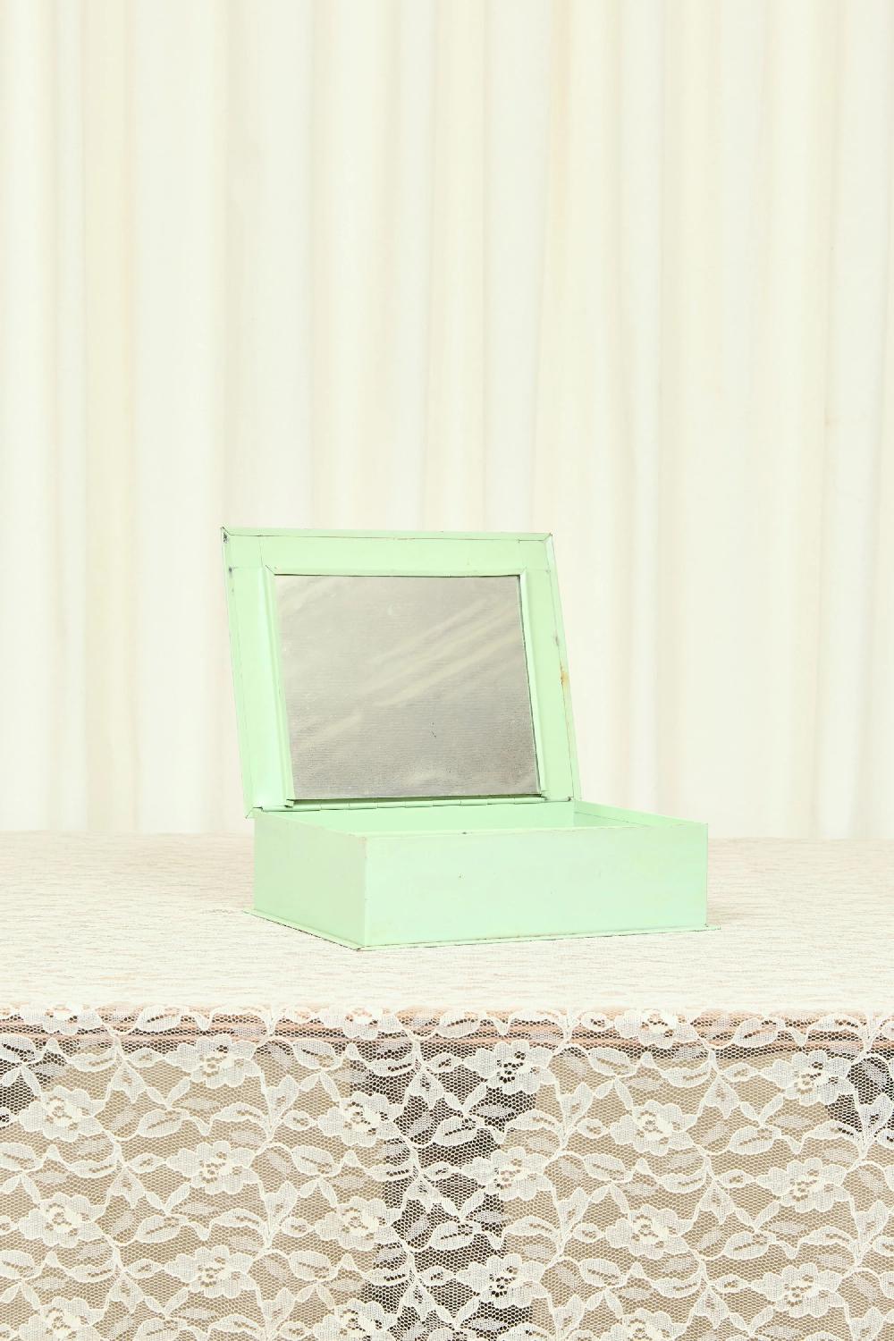 Tanner Fletcher Vintage Floral Painted Trinket Box