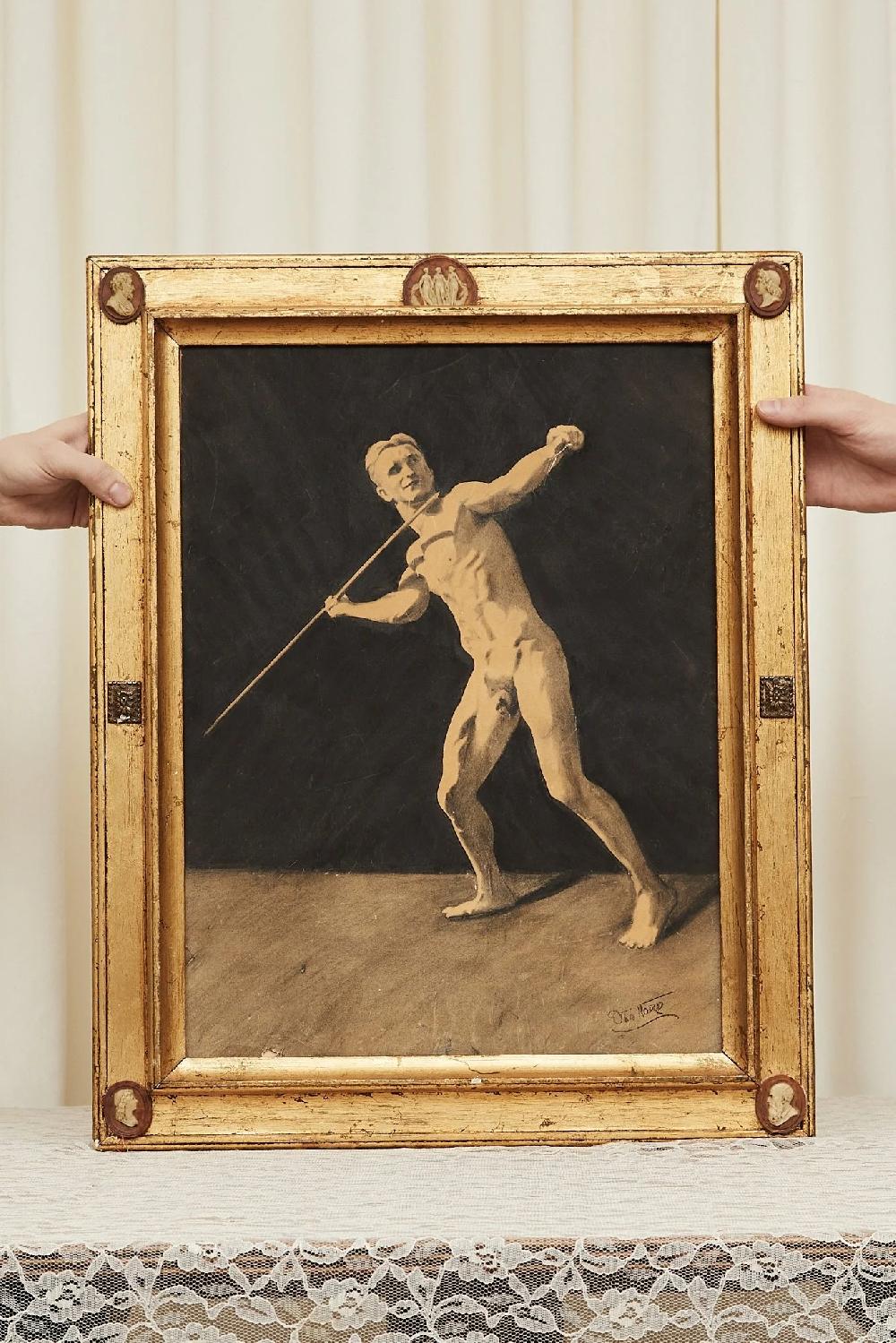 tanner fletcher Vintage French Framed Art